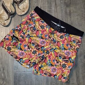 Xelos Floral Board Shorts Swimsuit Sz 42